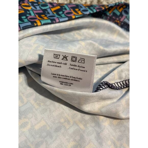 Swannies Men's Golf Polo Shirt Men’s XL Violet All Over Print Performance - Picture 11 of 11